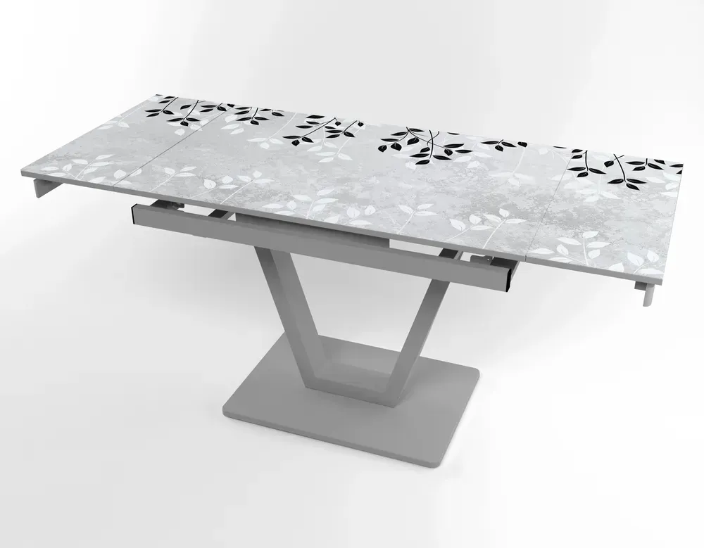 Розкладний стіл Maxi V base сірий grey/14