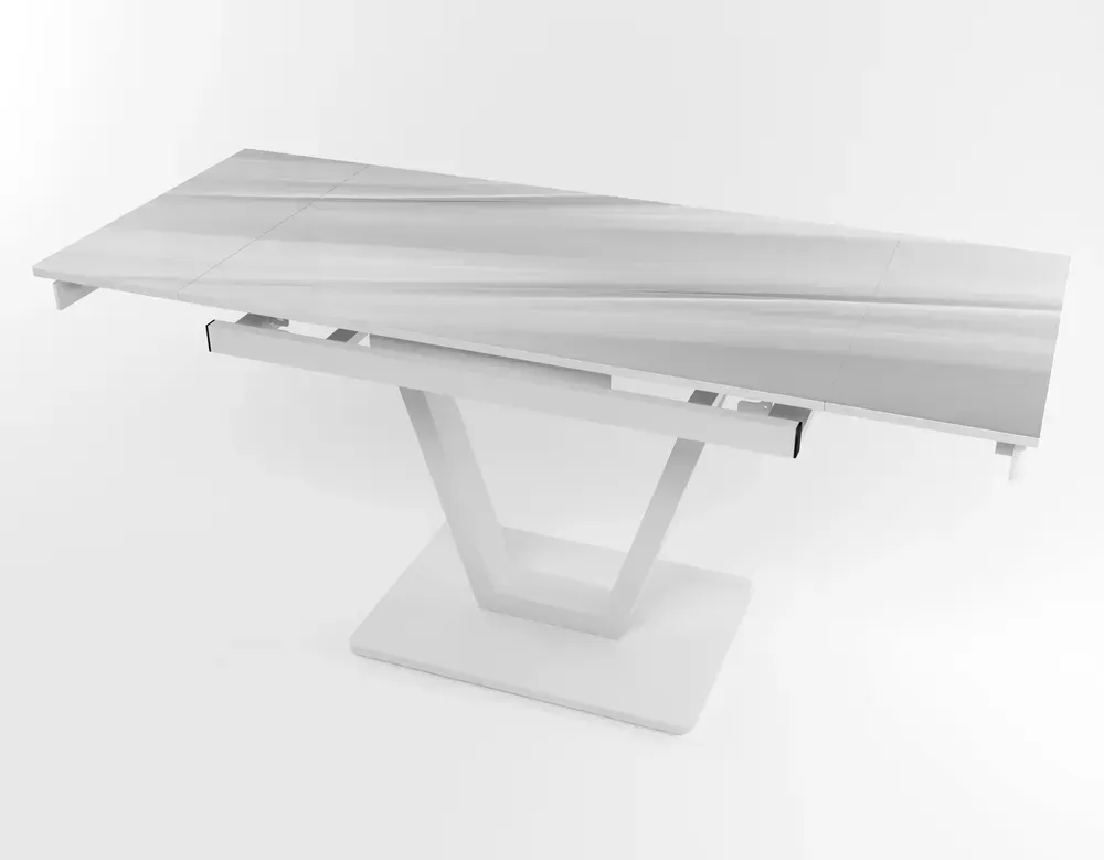 Розкладний стіл Maxi V base білий white/11