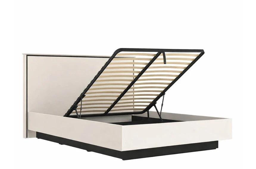 Ліжко (з підйомним механізмом) Хілс / Heels LOZ160 Гербор двоспальне Кашемір/чорний