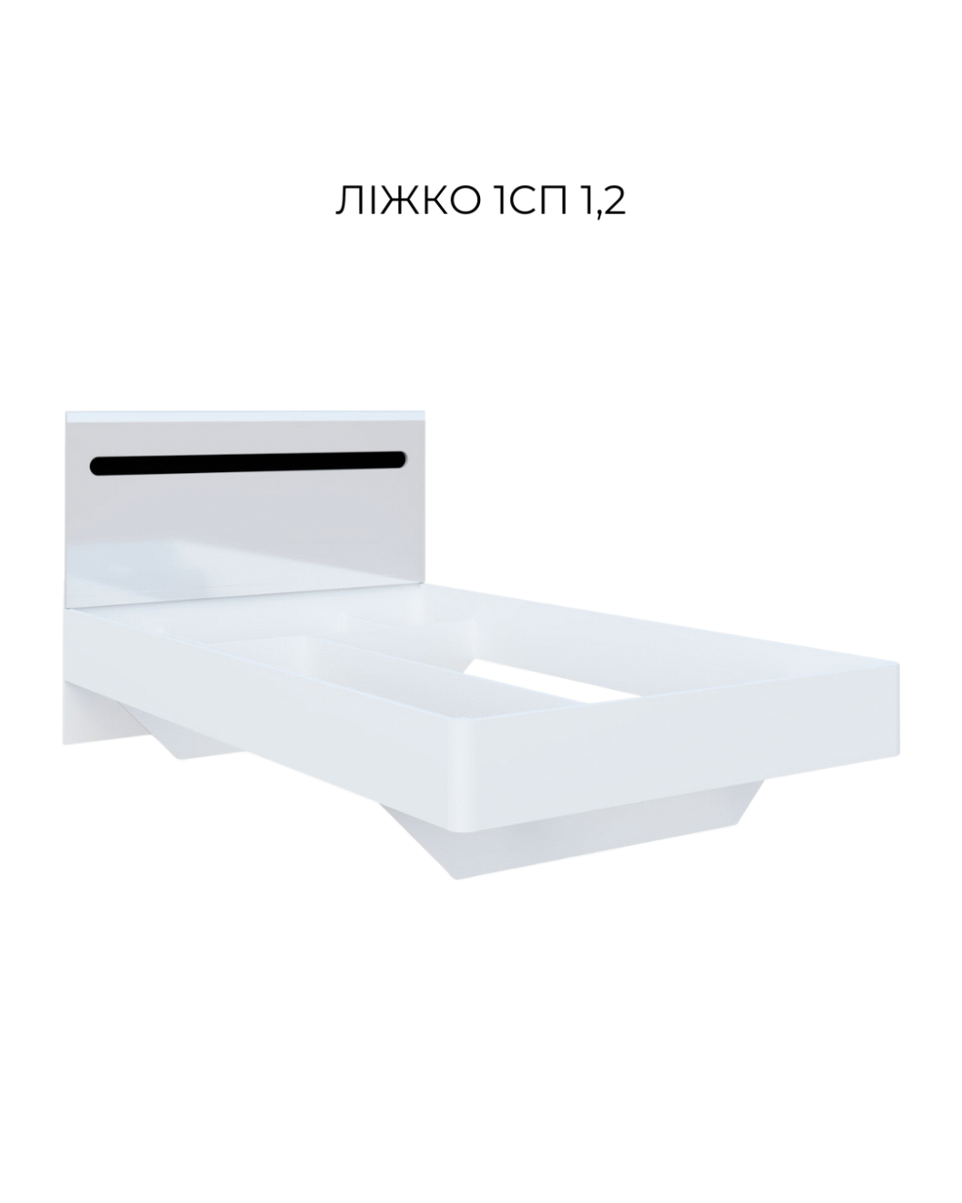 ліжко 2-сп (1.2) (б/матрасу, та каркаса)