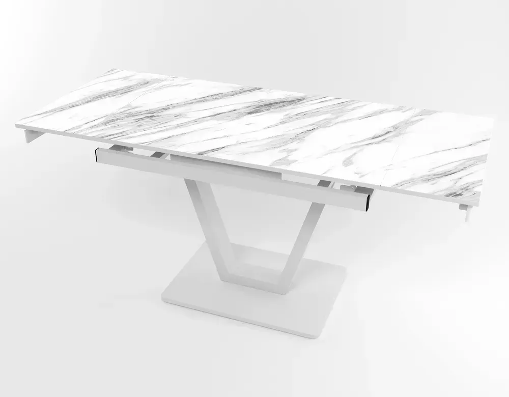 Розкладний стіл Maxi V base білий white/22