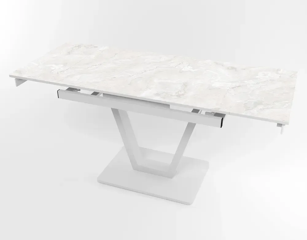 Розкладний стіл Maxi V base білий white/30