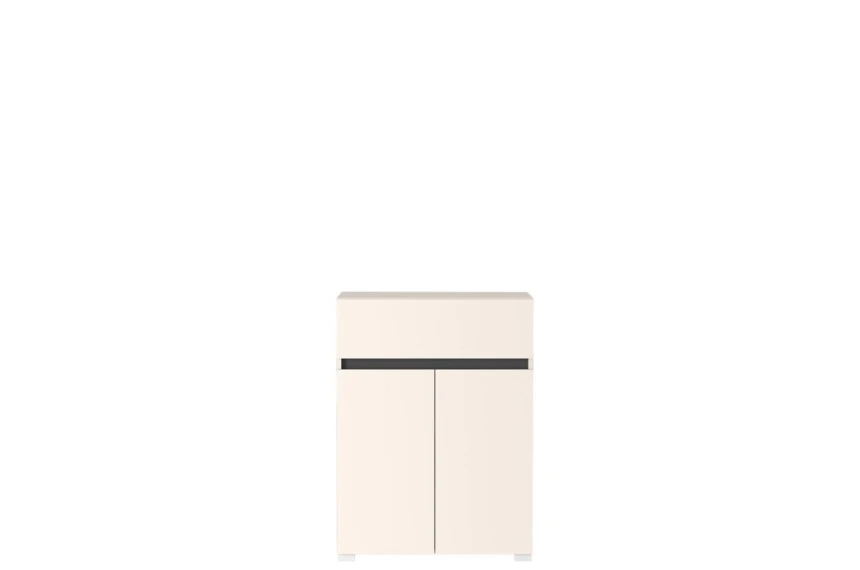 Тумба Лондон / London KOM2D1S Гербор 2-дверна з 2 шухлядами Кашемір/антрацит