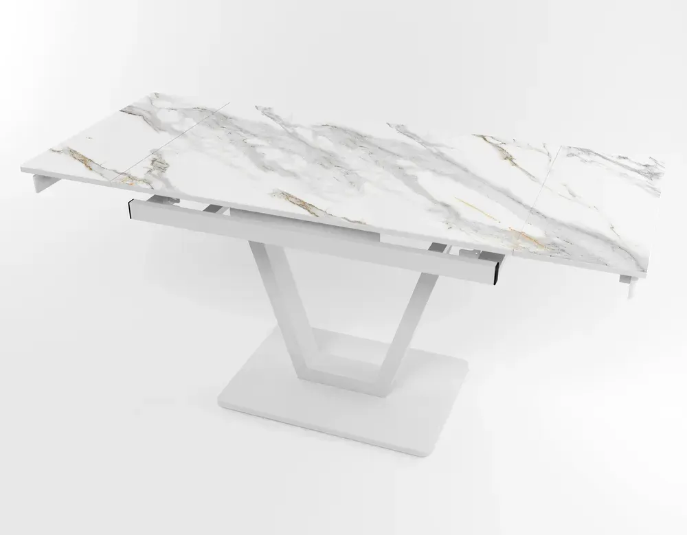 Розкладний стіл Maxi V base білий white/19