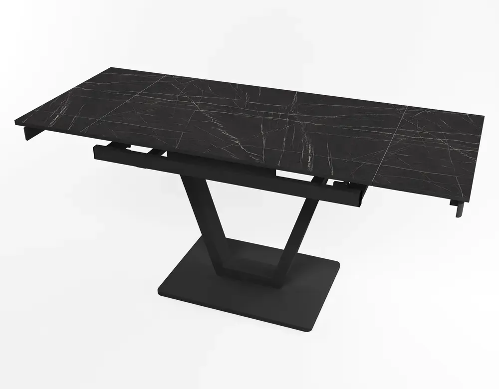 Розкладний стіл Maxi V base чорний black/38