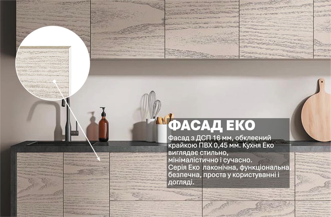 Кухня "Еко" 2,4м