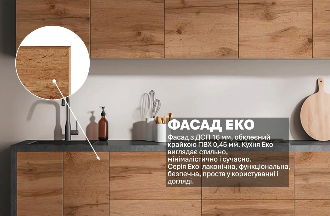 Кухня "Еко" 2,4м