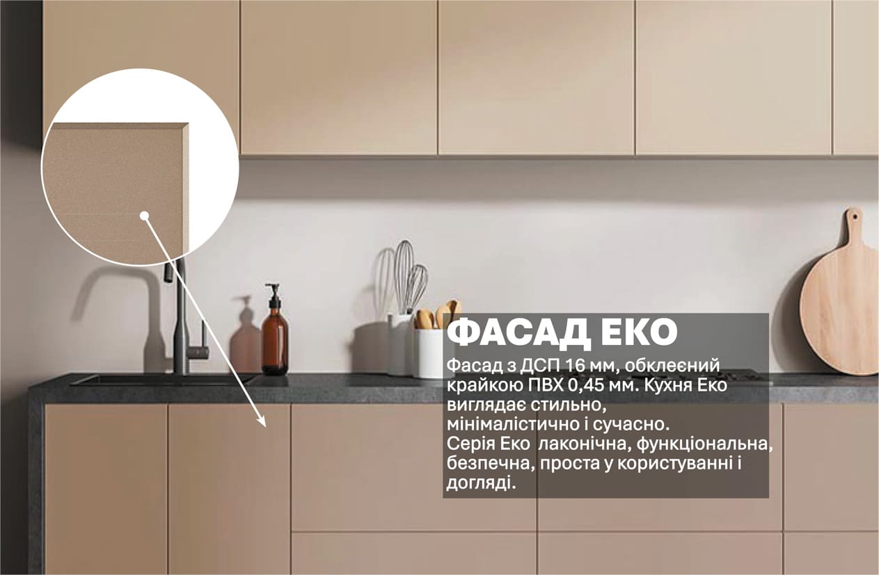 Кухня "Еко" 2,4м