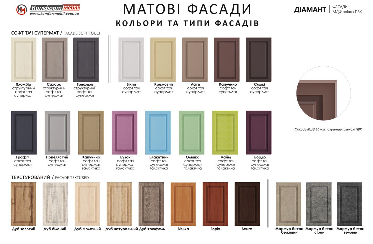 Кухня "Діамант" 2,4м