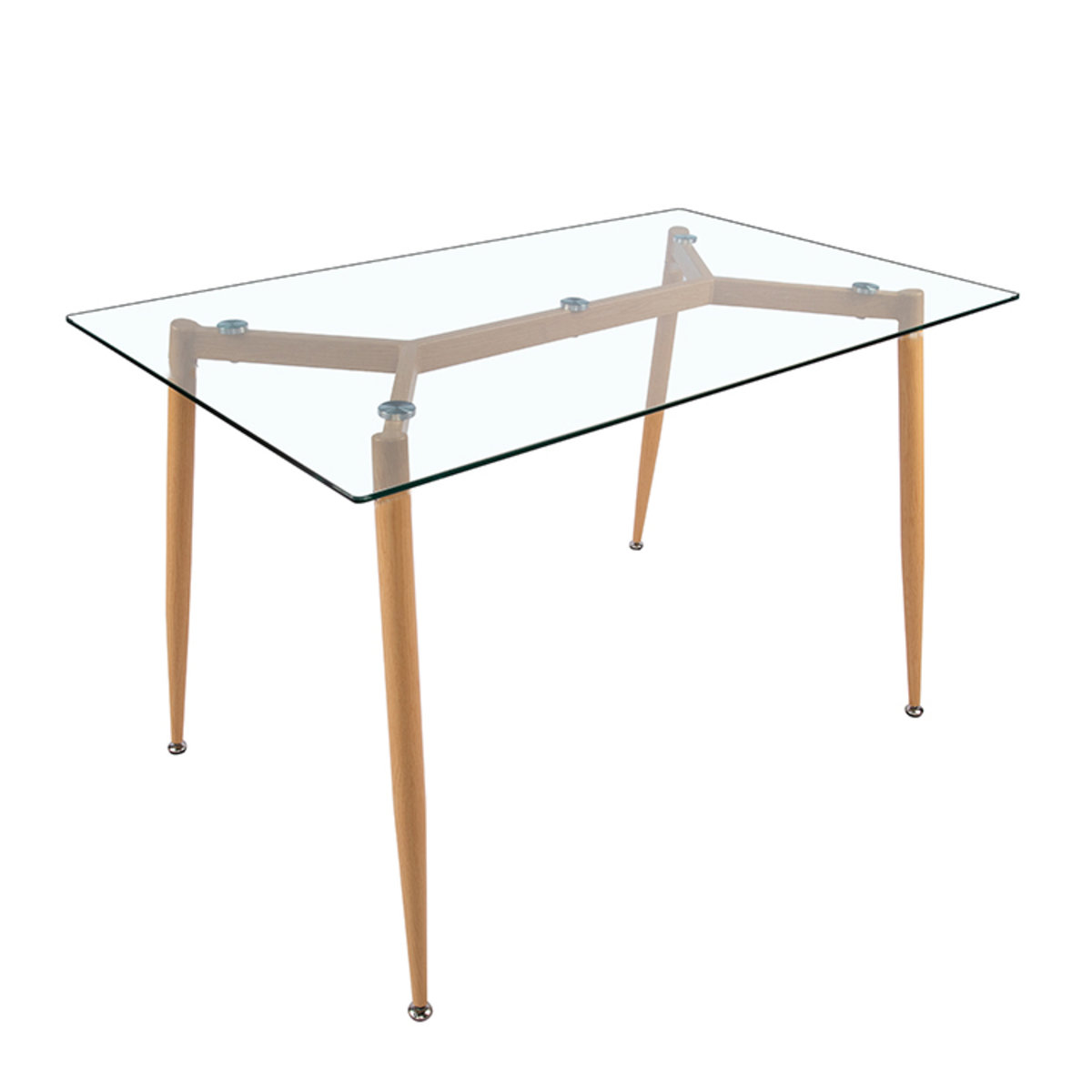 Стіл обідній ДЖАНГЛ Glass 120*80, скло