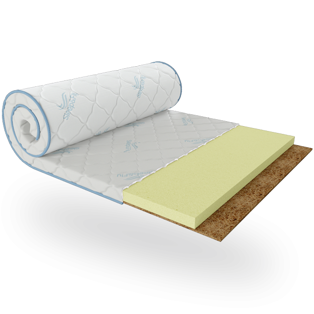 Мініматрац Sleep&Fly mini FLEX 2в1 KOKOS жаккард