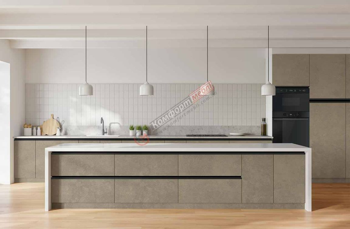Кухня "Sigma ручка" 5,6м з кухонним островом