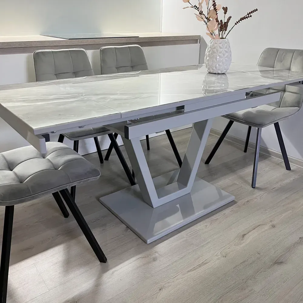 Розкладний стіл Maxi V base сірий grey/21